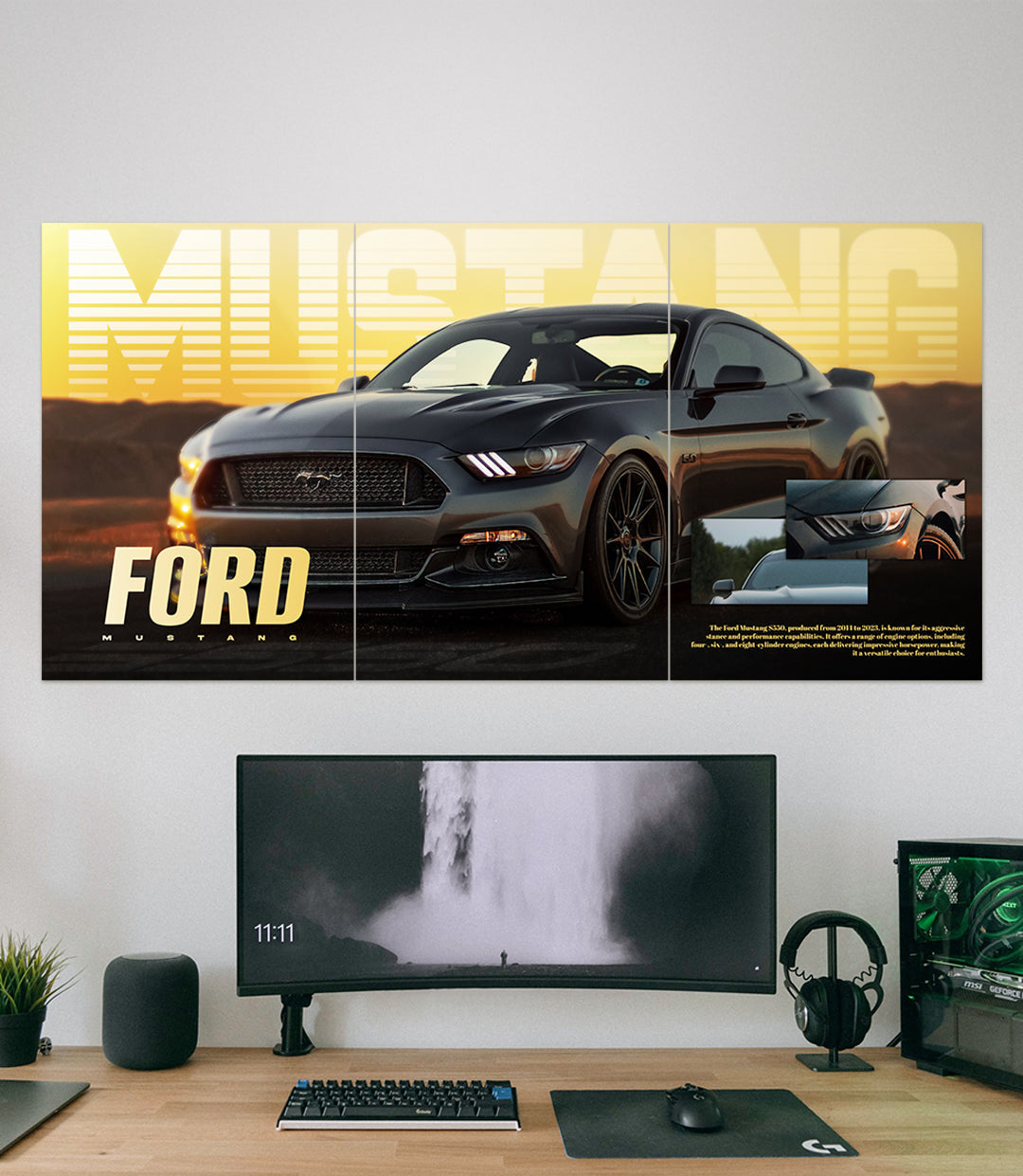 FORD MUSTANG #01 | Car Set | 3 Piece Set