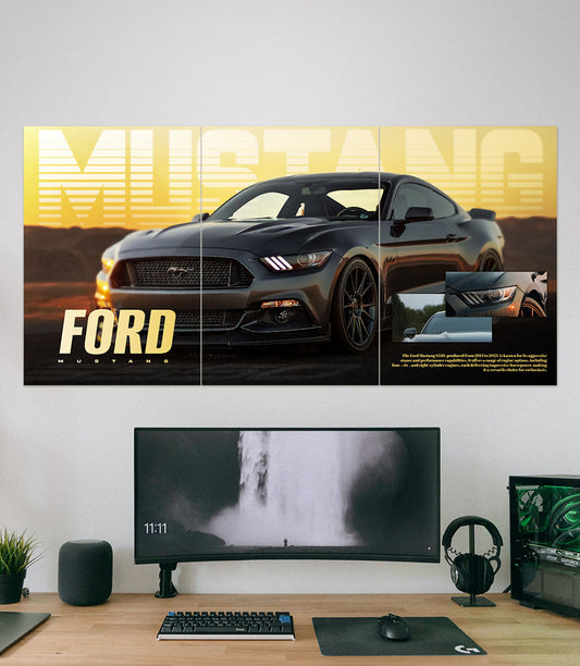 FORD MUSTANG #01 | Car Set | 3 Piece Set