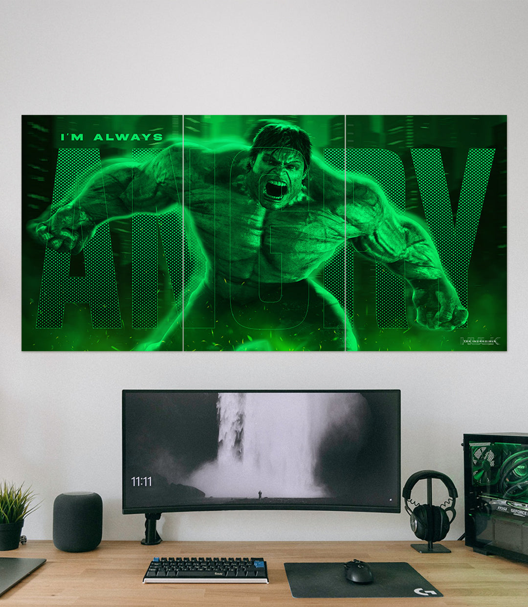 ALWAYS ANGRY | The Incredible Hulk | MCU | 3 Piece Set