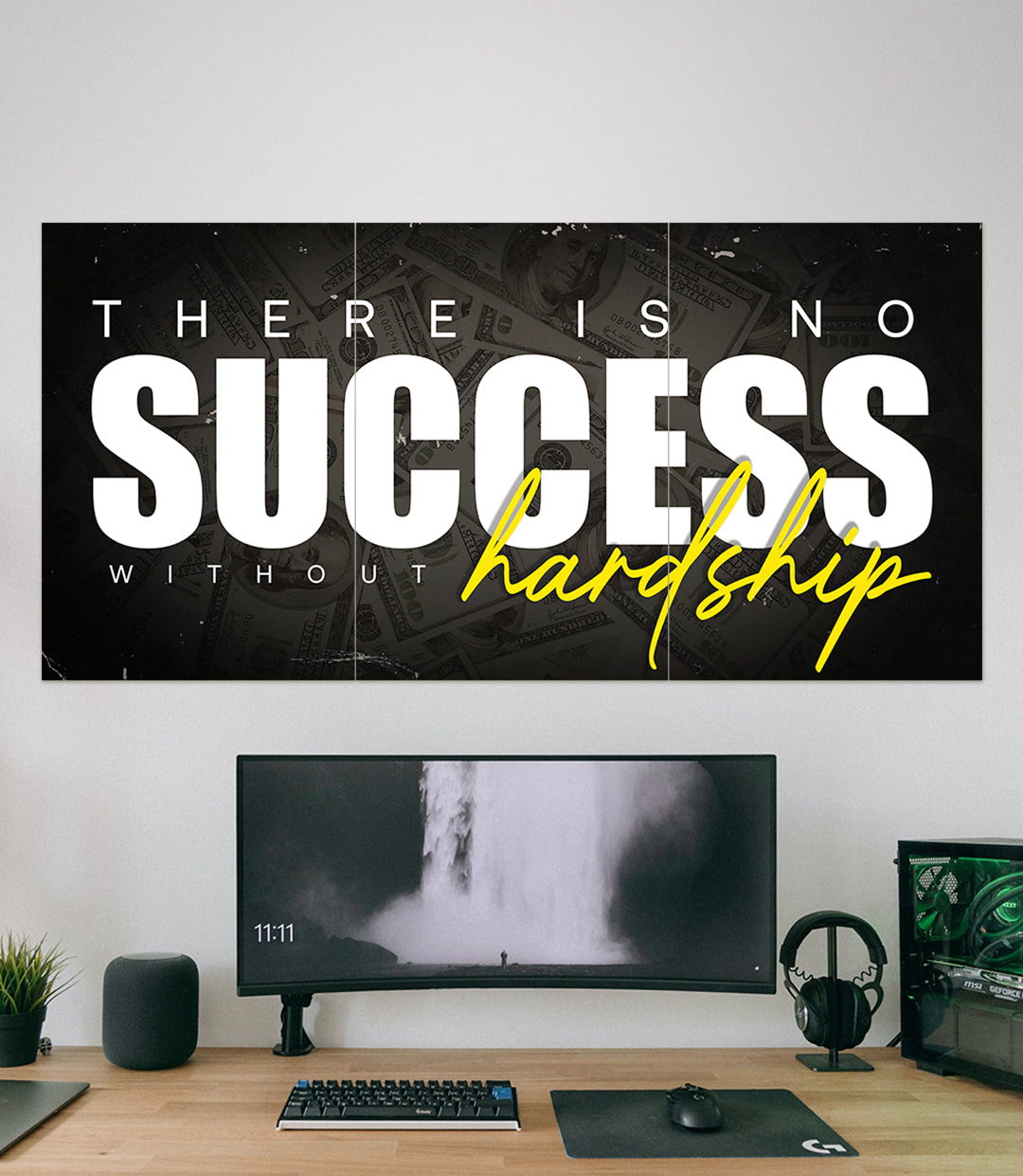 There is NO Success without Hardship | Motivation | 3 Piece Set