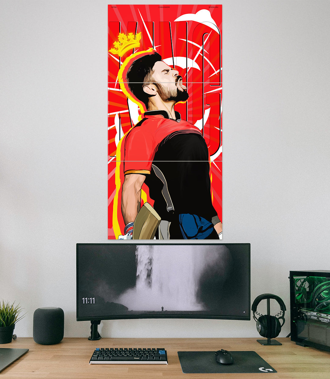 KING VIRAT KOHLI 18 #02 | Cricket SET | 3 Piece Set