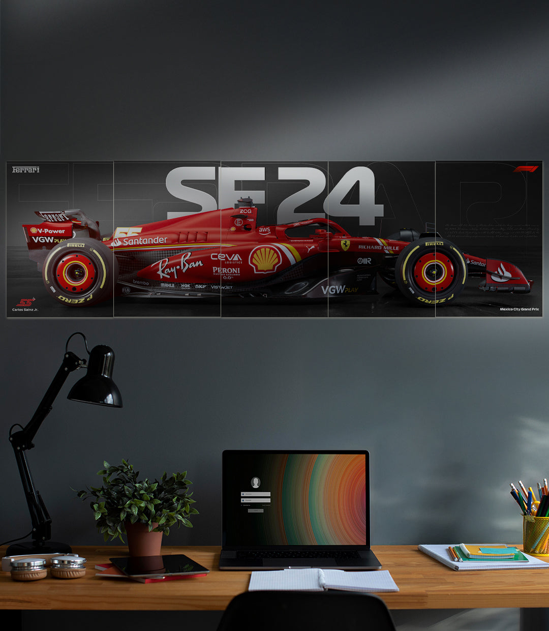 The Ferrari SF 24 | F1 | CAR SET | 5 Piece Set