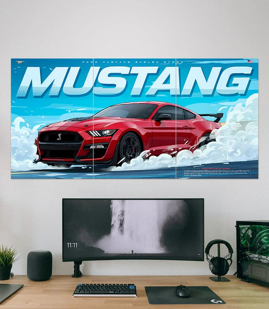 FORD MUSTANG SHELBY GT500 | Car Set | 3 Piece Set