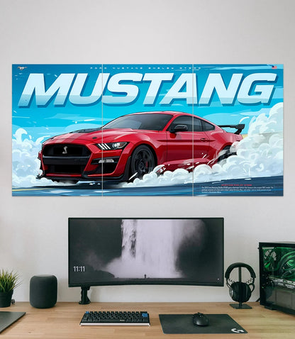 FORD MUSTANG SHELBY GT500 | Car Set | 3 Piece Set