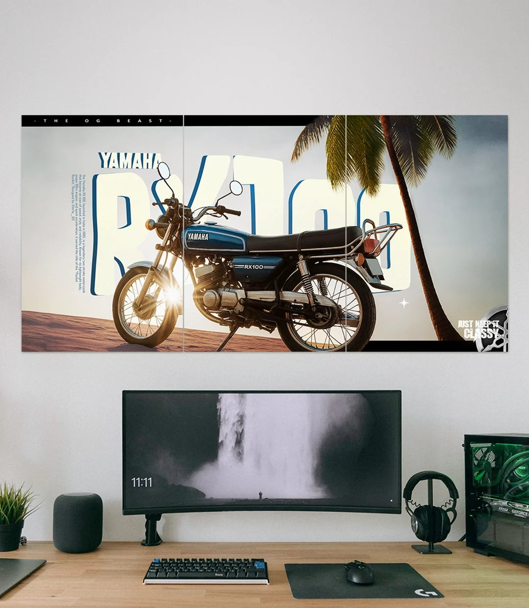 Yamaha RX 100| Bike Set | 3 Piece Set