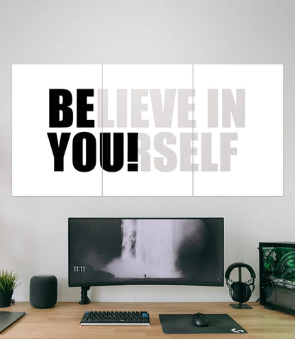 Believe in your self | Motivation | 3 Piece Set