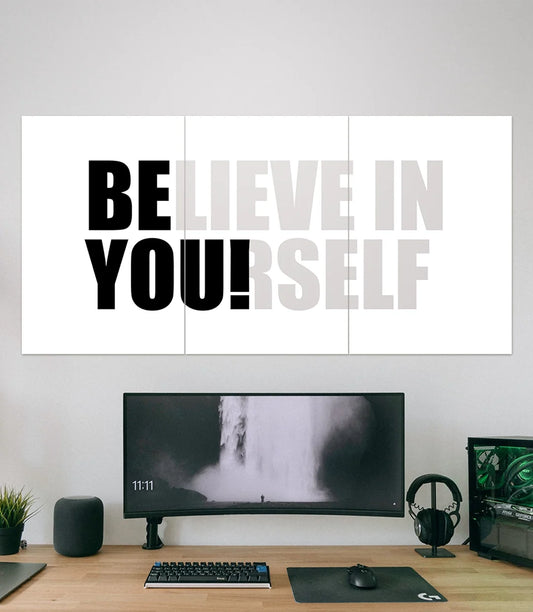 Believe in your self | Motivation | 3 Piece Set