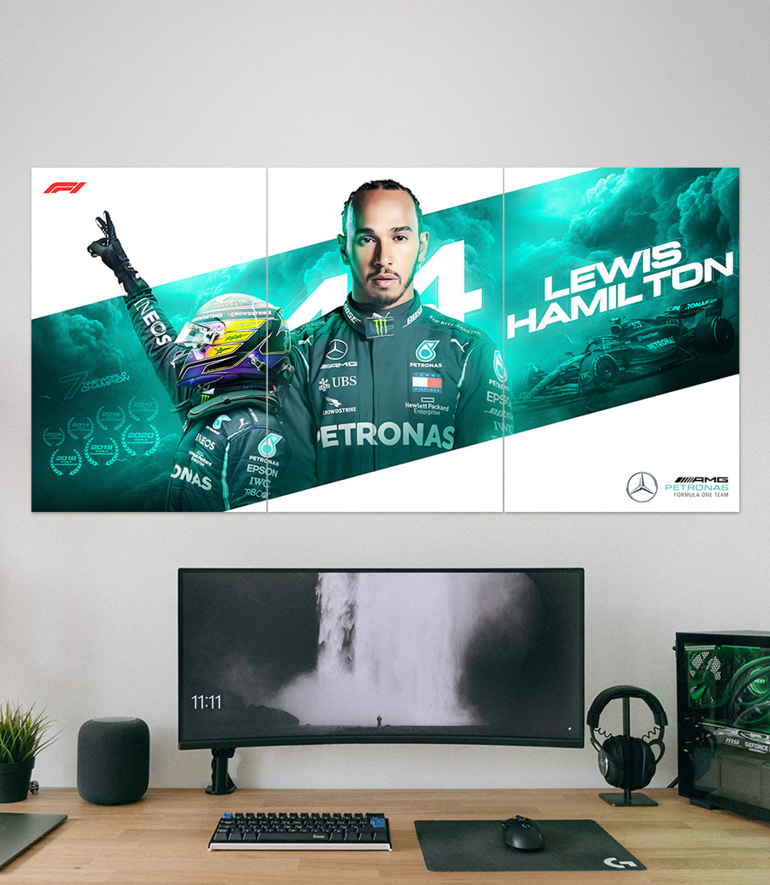 Lewis Hamilton F1 | Formula 1 | 3 Piece Set