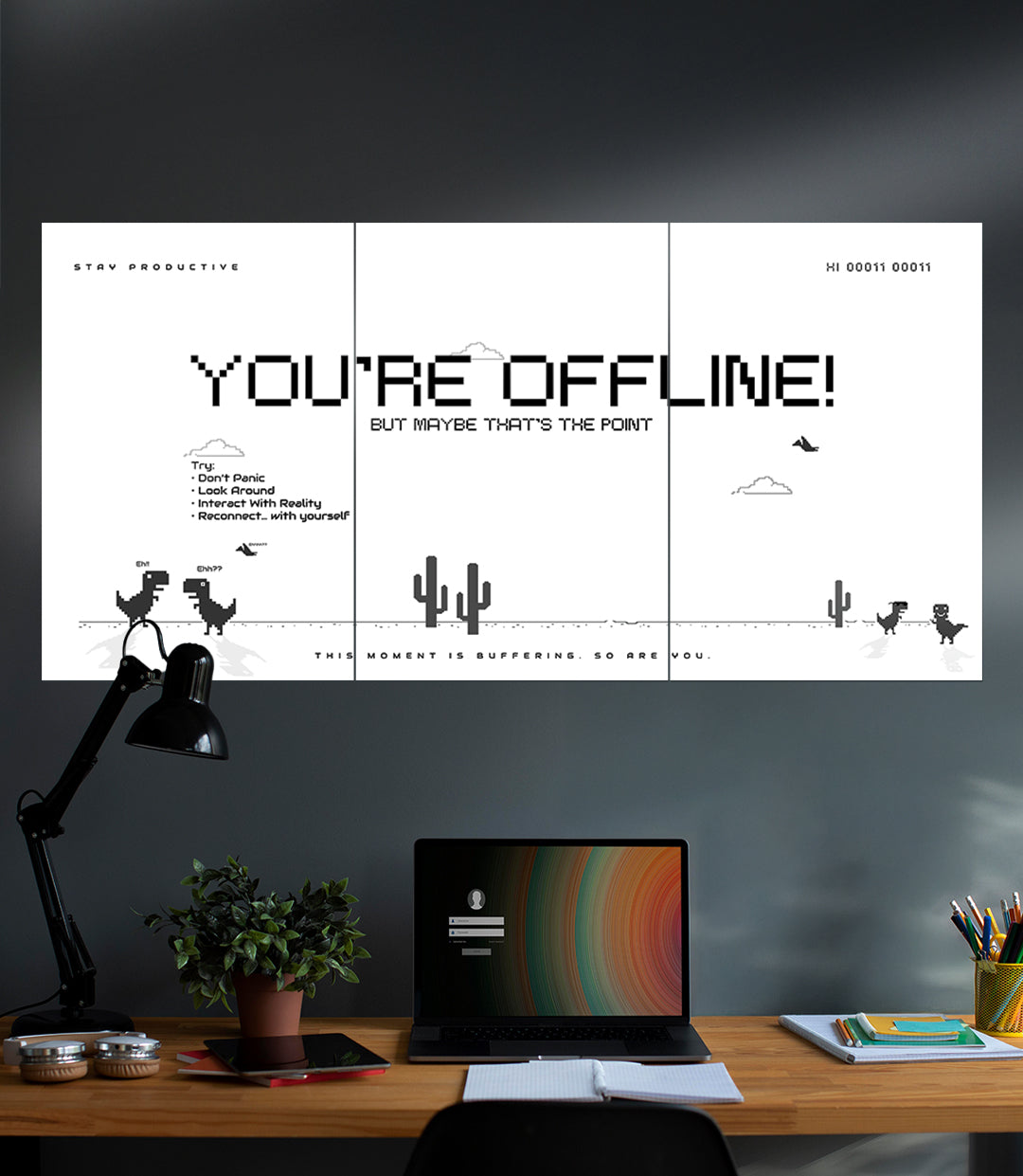 Stay Productive | Aesthetic | Motivation | 3 Piece Set