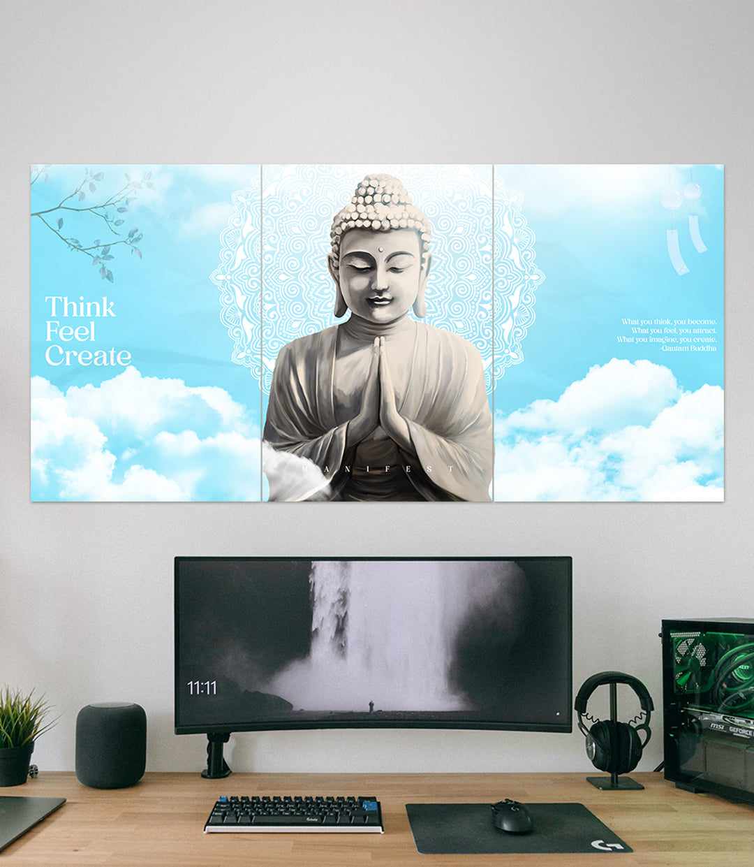 Manifestation | Gautama Buddha #01 | 3 Piece Set