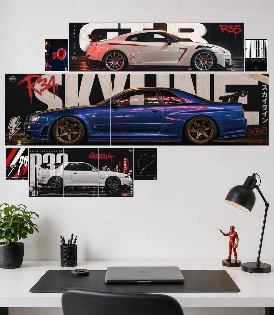 SKYLINE Legacy Wall Set | Nissan Combo | Wall Setup Pack