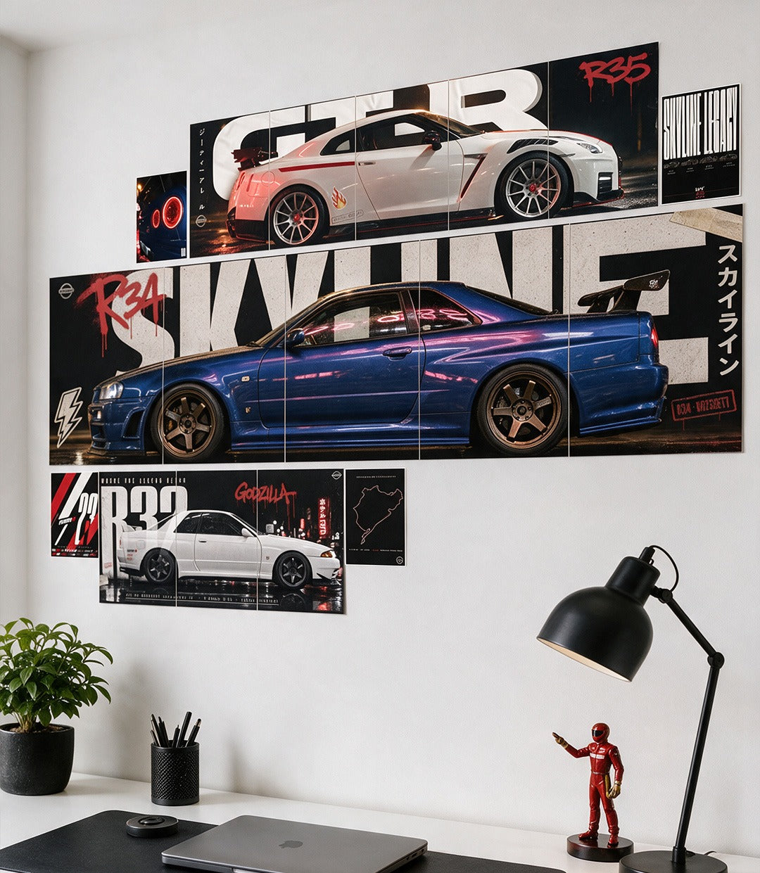 SKYLINE Legacy Wall Set | Nissan Combo | Wall Setup Pack