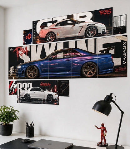 SKYLINE Legacy Wall Set | Nissan Combo | Wall Setup Pack