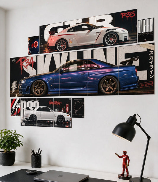 SKYLINE Legacy Wall Set | Nissan Combo | Wall Setup Pack