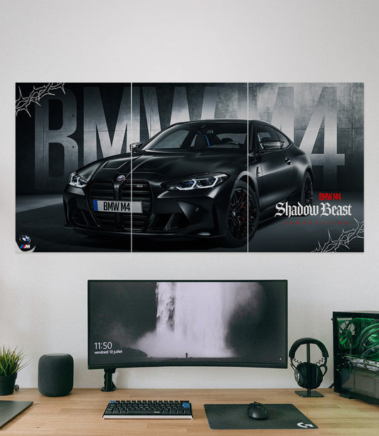 BMW M4 x Shadow Beast | M4 Competition #00 | Car Set | 3 Piece Set