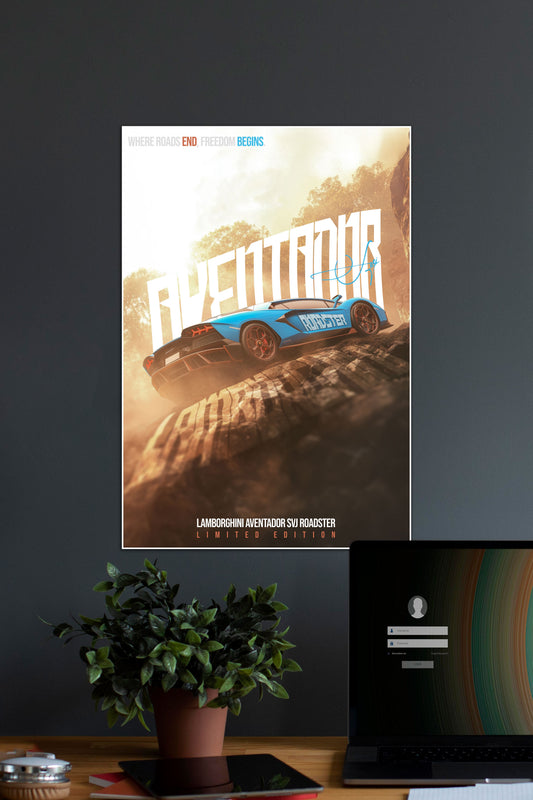 Lamborghini Aventador SVJ Roadster | CONCEPT CARS #09 | CAR POSTERS