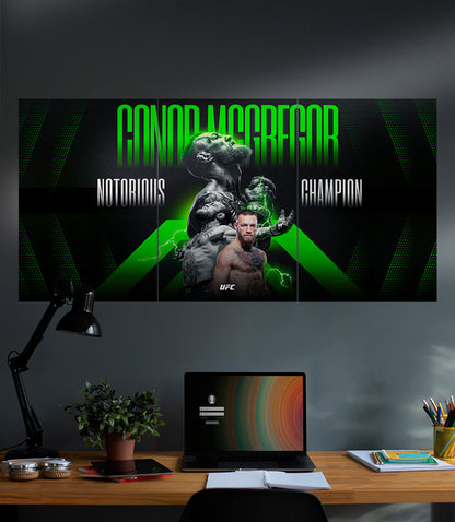 The Notorious Champion | Conor McGregor | UFC | 3 Piece Set