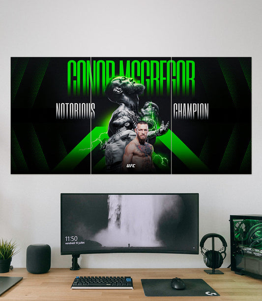The Notorious Champion | Conor McGregor | UFC | 3 Piece Set