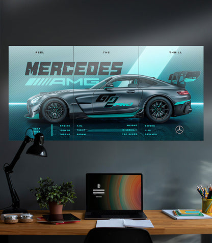 MERCEDES AMG GT2 PRO | CAR SET | 3 Piece Set