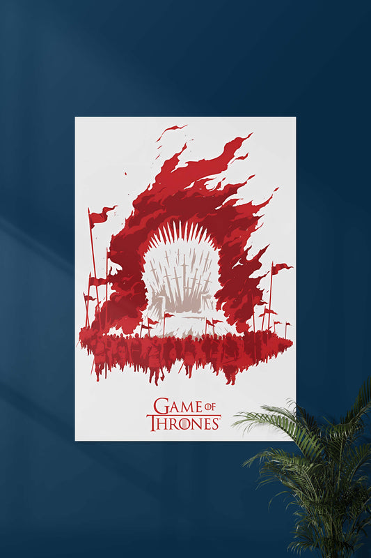 Game of Thrones (Red) | GOT #00 | Series Poster
