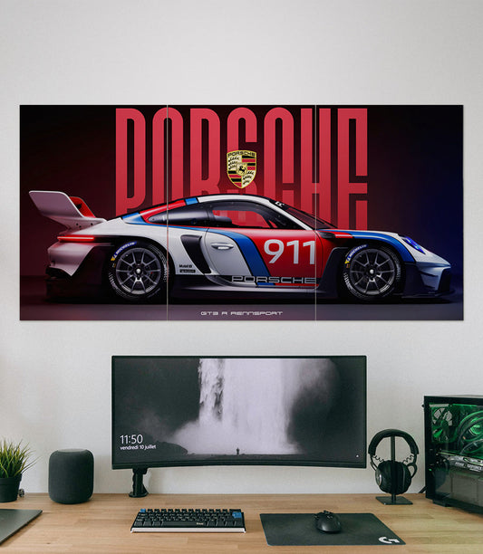 Porsche 911 GT3 RS #02 | CAR SET | 3 Piece Set