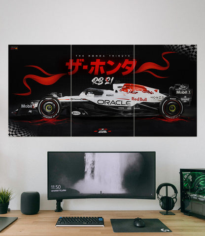 Honda Tribute x RB21 x RedBull Racing | CAR SET | 3 Piece Set