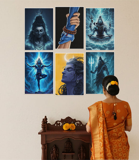 Lord Shiva Divine Set | Piece of 06