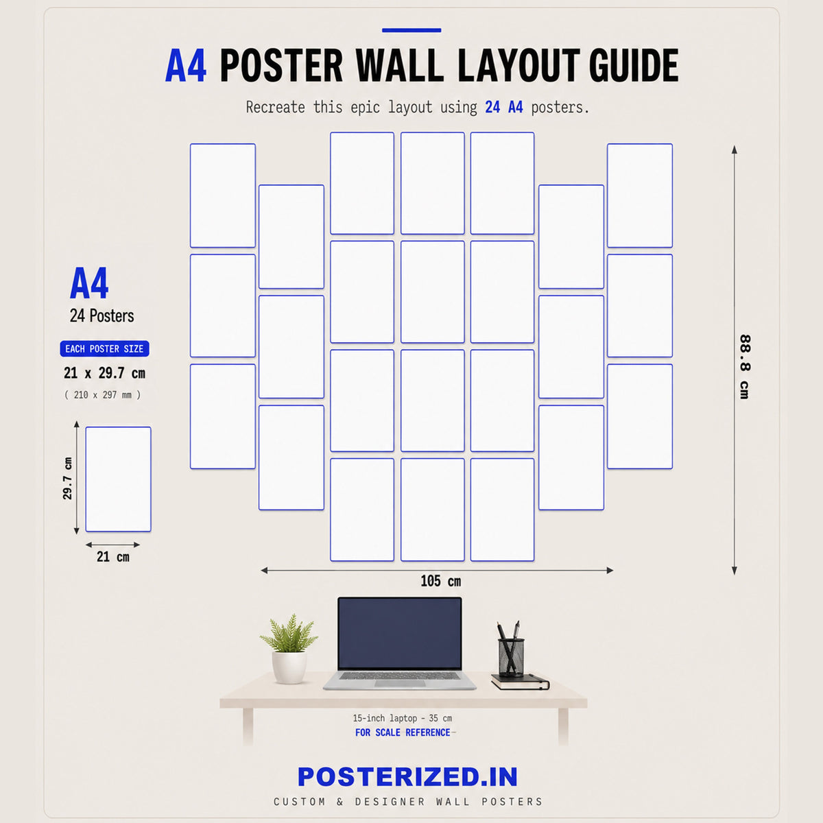 Ultimate Fan Wall Setup - 24 A4 Pack | Wall Setup Pack