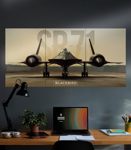 SR 71 BLACKBIRD | Fighter Jet | 3 Piece Set