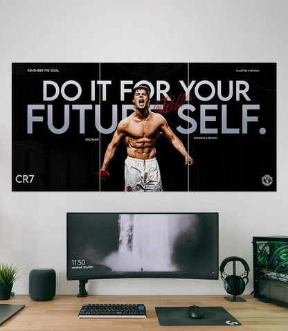 Do it for Your Future Self | Cristiano Ronaldo | Motivation | 3 Piece Set